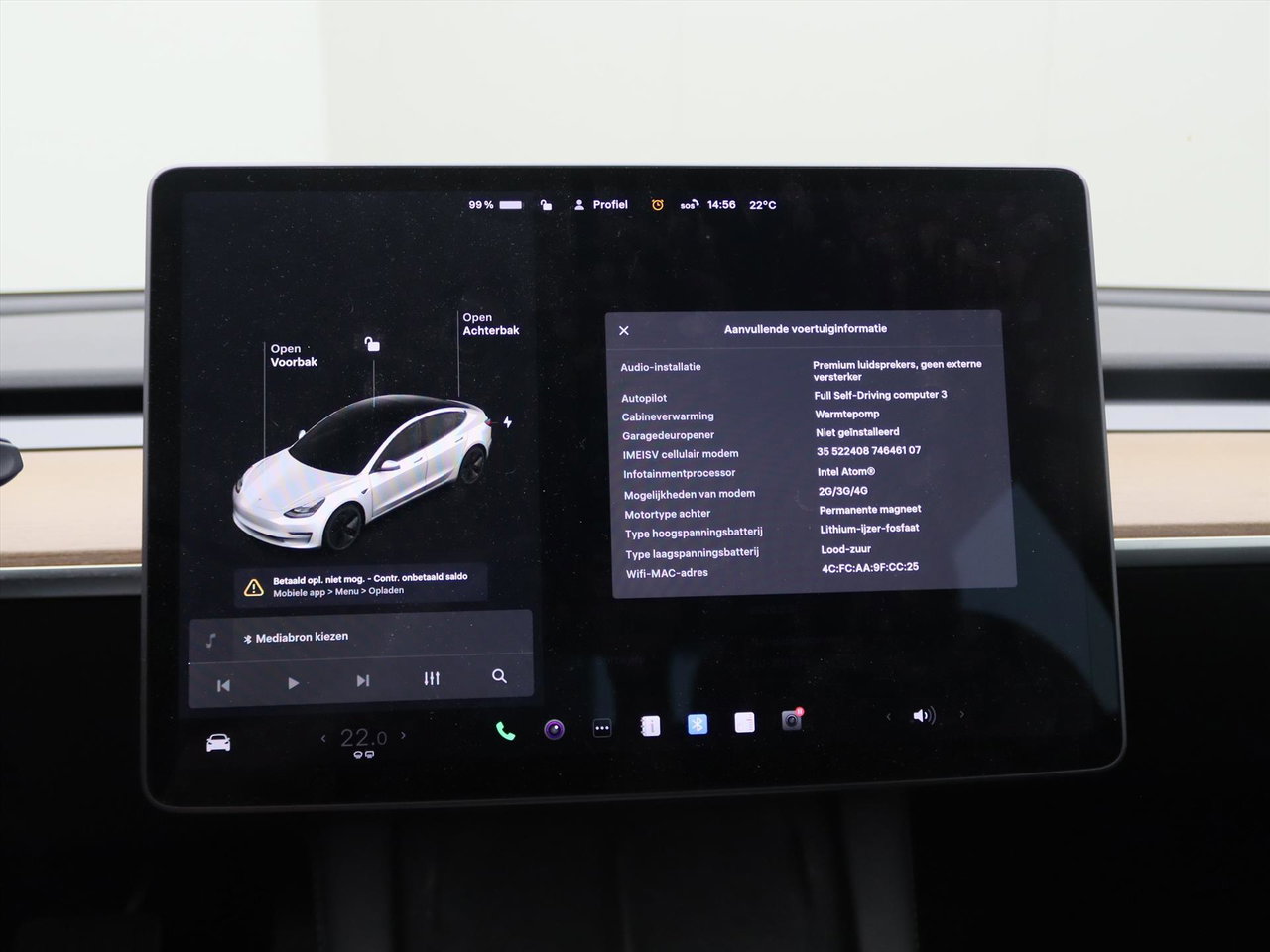 Tesla Model 3 Standard RWD Plus FACELIFT [ LFP-ACCU+WARMTEPOMP+AUTOPILOT+60 kWh+PREMIUM AUDIO ] 23