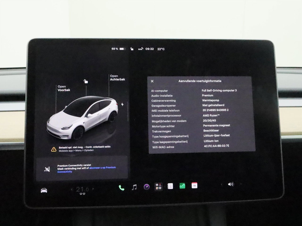 Tesla Model Y Standard RWD Plus [ TREKHAAK+LFP ACCU+AUTOPILOT+20 INCH+PREMIUM AUDIO ] 26