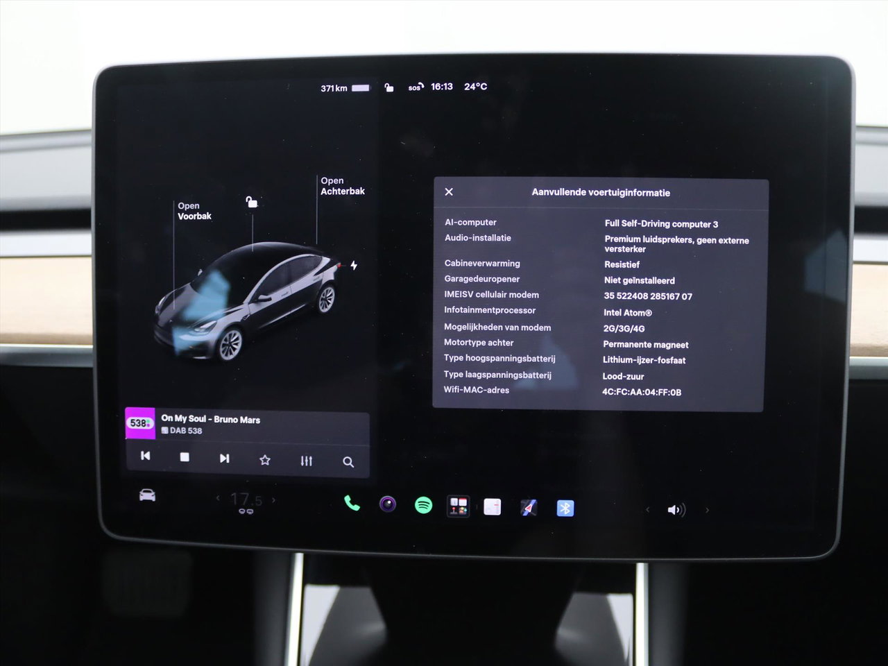 Tesla Model 3 Standard RWD Plus 89,3% SoH [ LFP-ACCU+AUTOPILOT+60 kWh+PREMIUM AUDIO ] 30