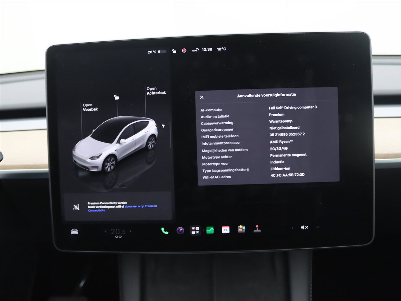 Tesla Model Y Long Range AWD 75kWh 351pk [ AMD RYZEN+AUTOPILOT+19 INCH+PREMIUM AUDIO ] 30