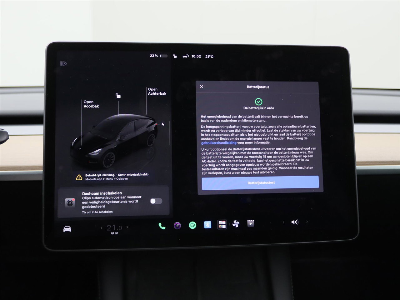 Tesla Model Y Long Range AWD 75kWh 351pk 90.8% SoH [ AMD RYZEN+AUTOPILOT+20 INCH+PREMIUM AUDIO ] 30