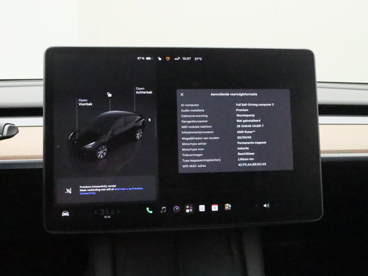 Tesla Model Y Long Range AWD 351pk 95.5% SoH [ TREKHAAK+AMD RYZEN+ENHANCED AUTOPILOT+19 INCH ] 28