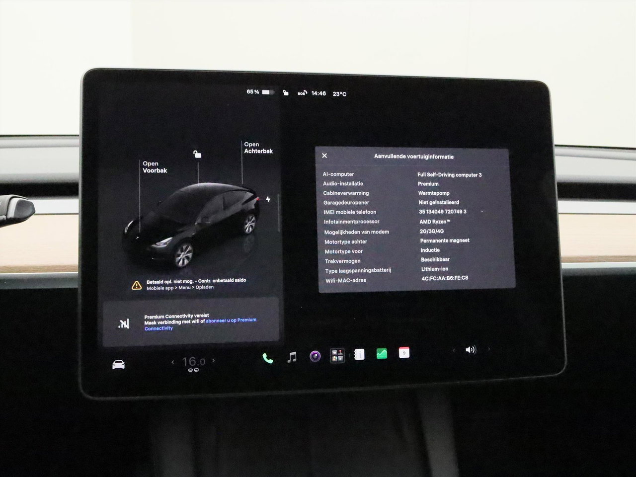 Tesla Model Y Long Range AWD 75kWh 351pk 95.1% SoH [ AMD RYZEN+AUTOPILOT+19 INCH+PREMIUM AUDIO ] 29