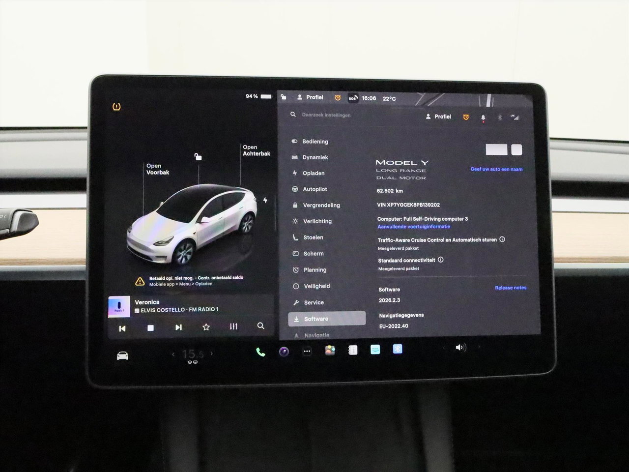 Tesla Model Y Long Range AWD 75kWh 351pk 94.2% SoH [ AMD RYZEN+AUTOPILOT+19 INCH+PREMIUM AUDIO ] 28