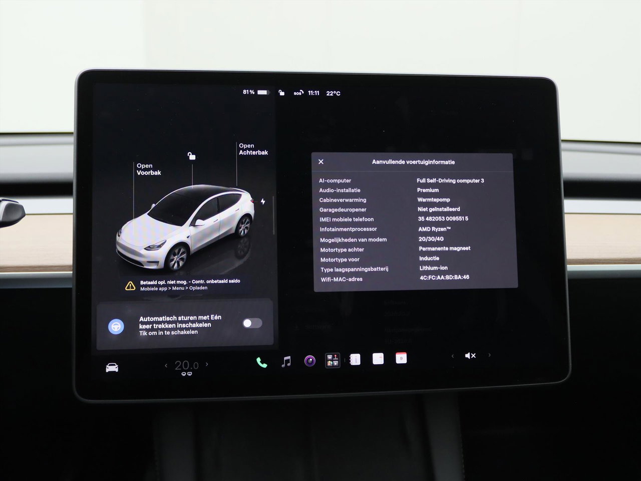 Tesla Model Y Long Range AWD 75kWh 351pk 93.3% SoH [ AMD RYZEN+AUTOPILOT+19 INCH+PREMIUM AUDIO ] 29