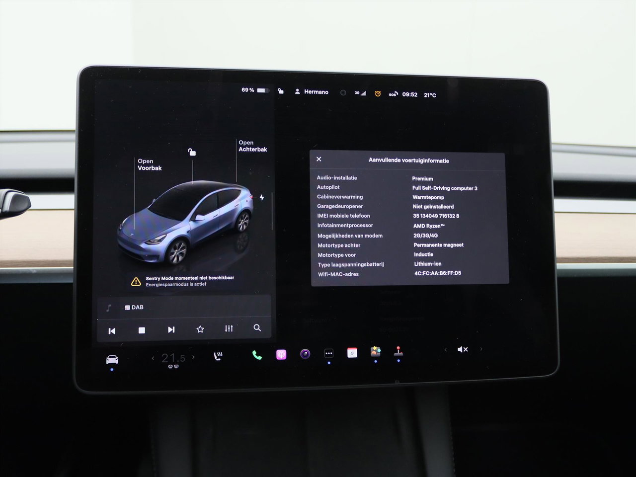 Tesla Model Y Long Range AWD 75kWh 351pk 91.8% SoH [ AMD RYZEN+AUTOPILOT+19 INCH+PREMIUM AUDIO ] 29