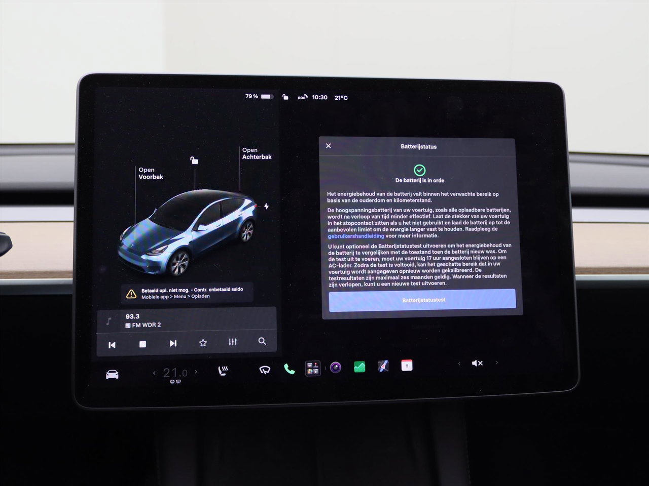 Tesla Model Y Long Range AWD 75kWh 351pk 89.7% SoH [ AUTOPILOT+19 INCH+PREMIUM AUDIO ] 30