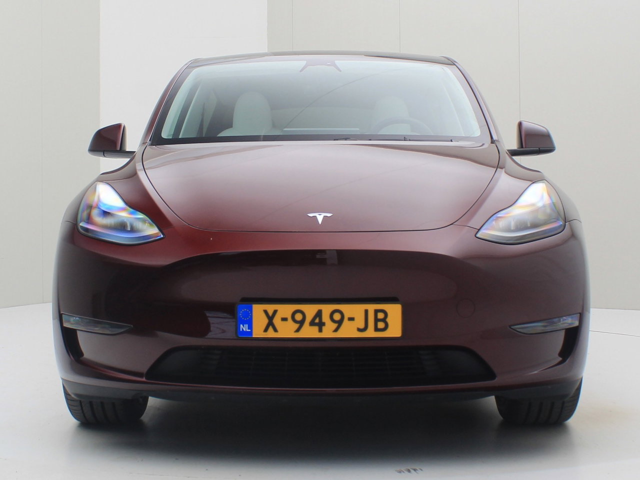 Tesla Model Y Long Range AWD 75kWh 351pk 90.5% SoH [CHERRY RED+FSD+WIT LEDER+ AMD RYZEN+AUTOPILOT+20 INCH ] 5