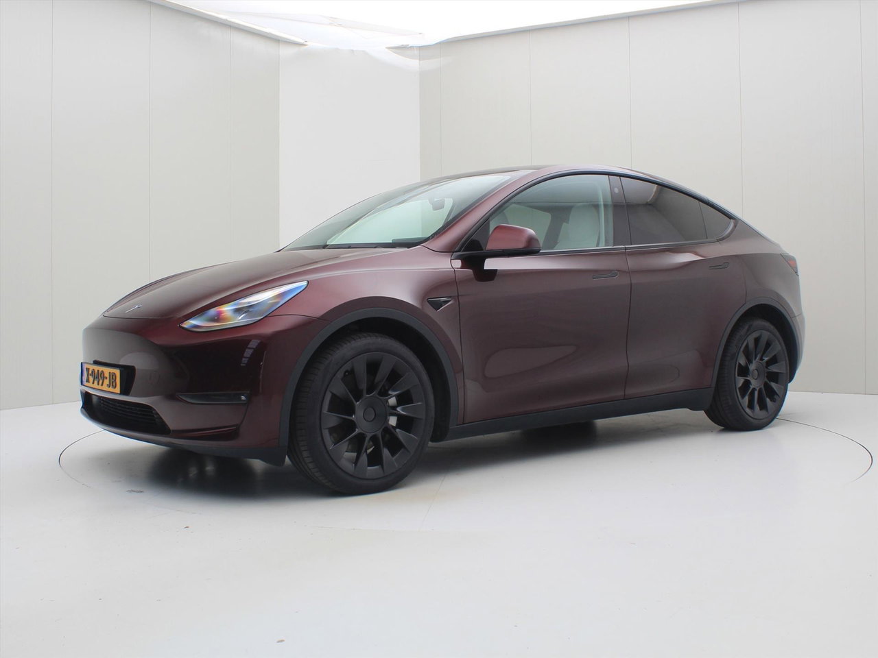 Tesla Model Y Long Range AWD 75kWh 351pk 90.5% SoH [CHERRY RED+FSD+WIT LEDER+ AMD RYZEN+AUTOPILOT+20 INCH ] 7