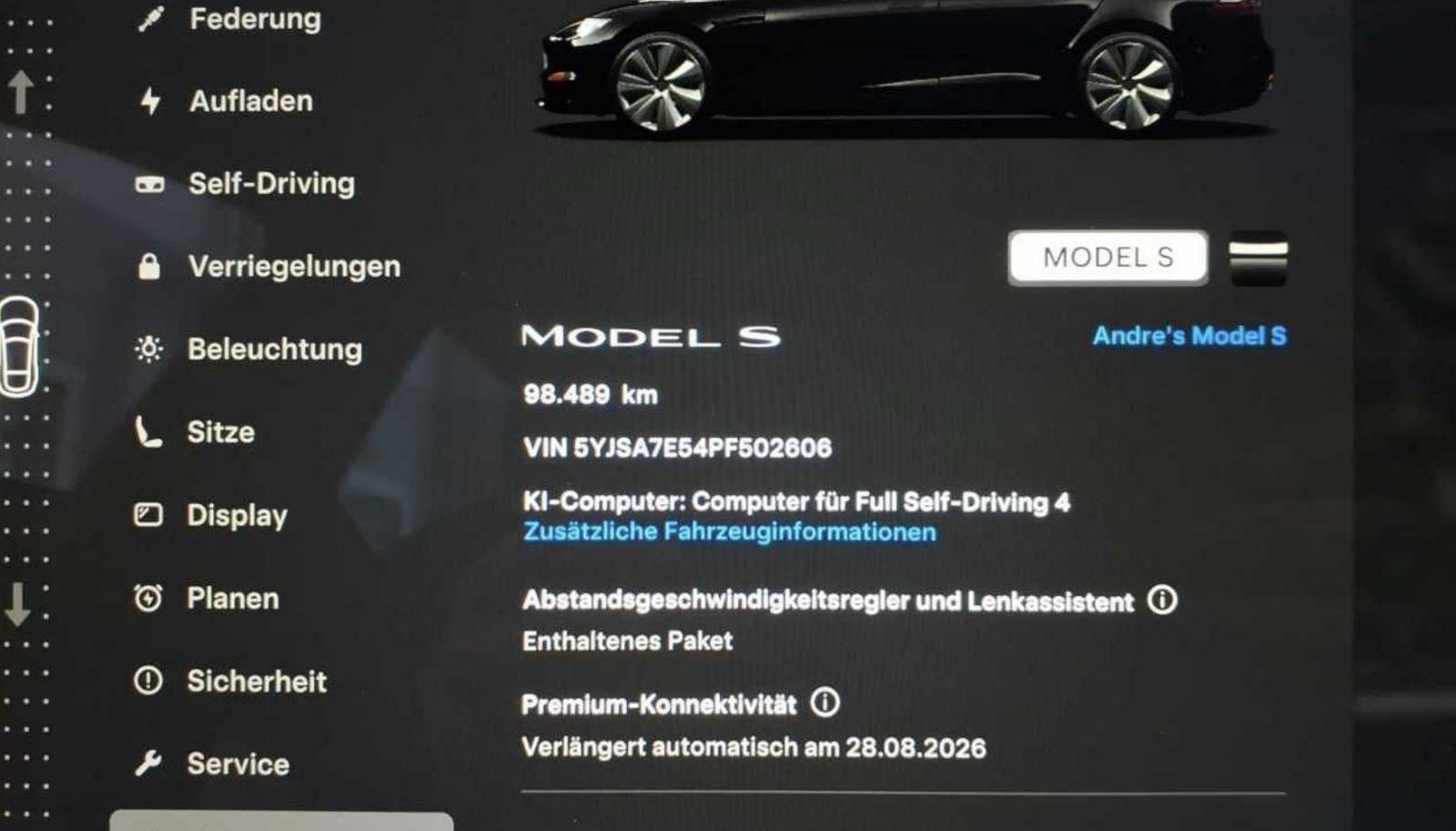 Tesla Model S Model S AWD 7
