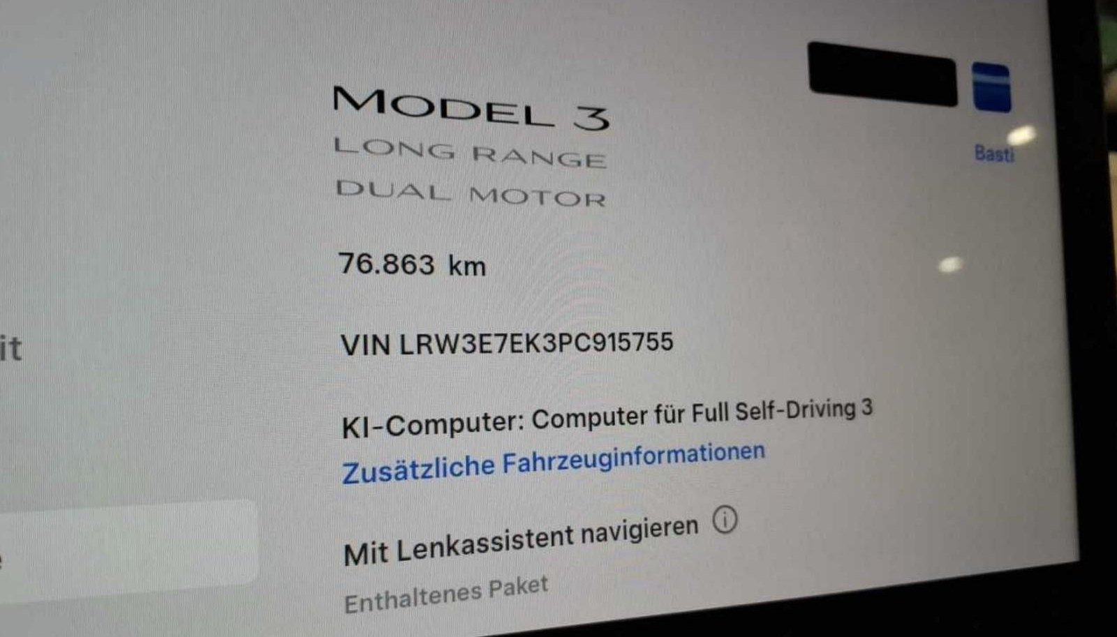 Tesla Model 3 Long Range Dual AWD 8