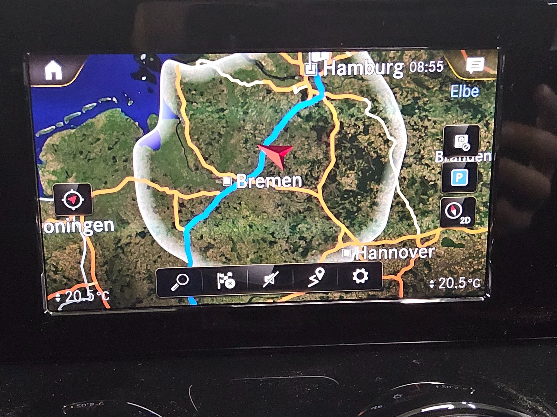 Mercedes-Benz GLB 200 d Progressive T-Leder Navi LED AHK PDC 7