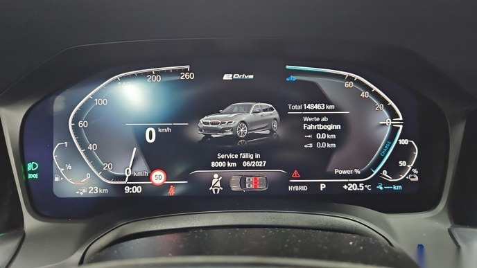 BMW 320e Touring Sport-Line T-Leder Navi LED Shz AHK 7