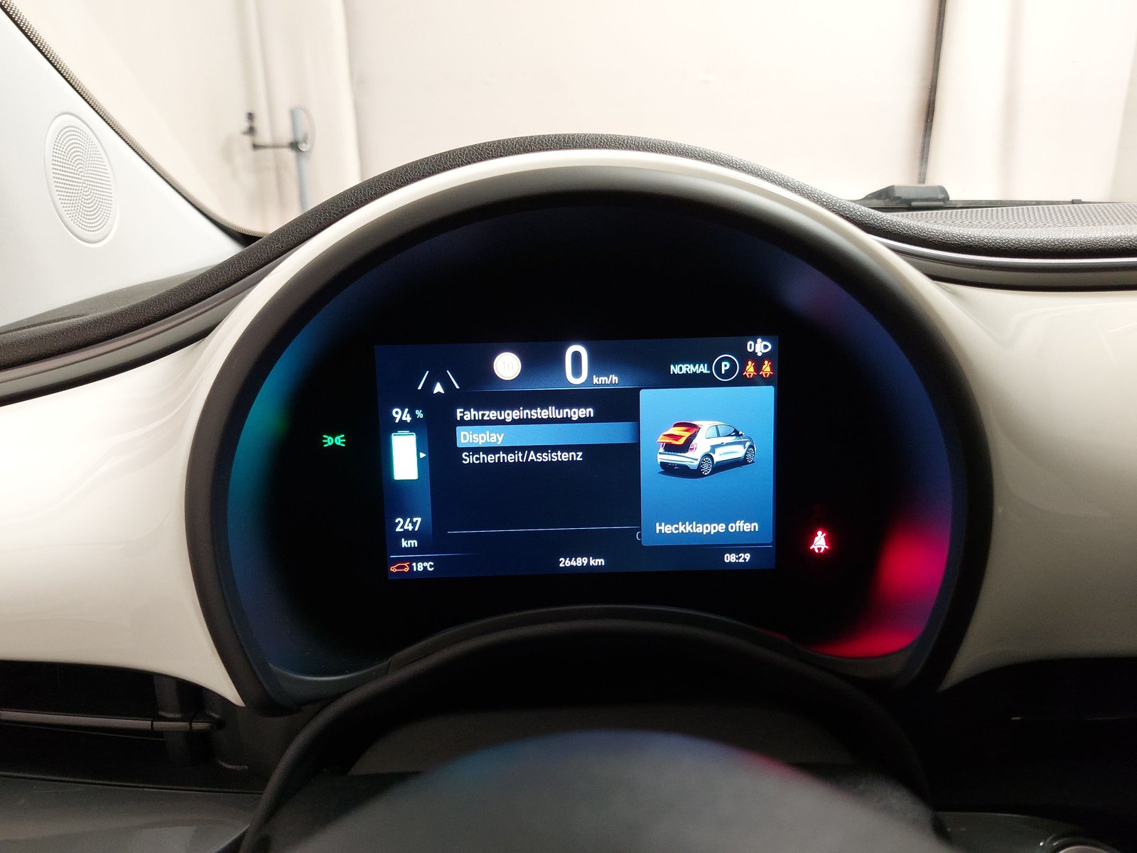 Fiat 500 NAVI LED SPURHALTE AMBIENTE 17