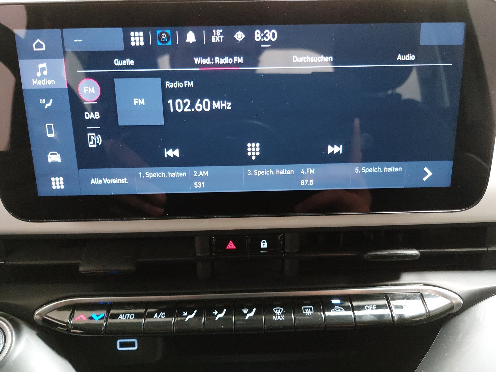 Fiat 500 NAVI LED SPURHALTE AMBIENTE 18