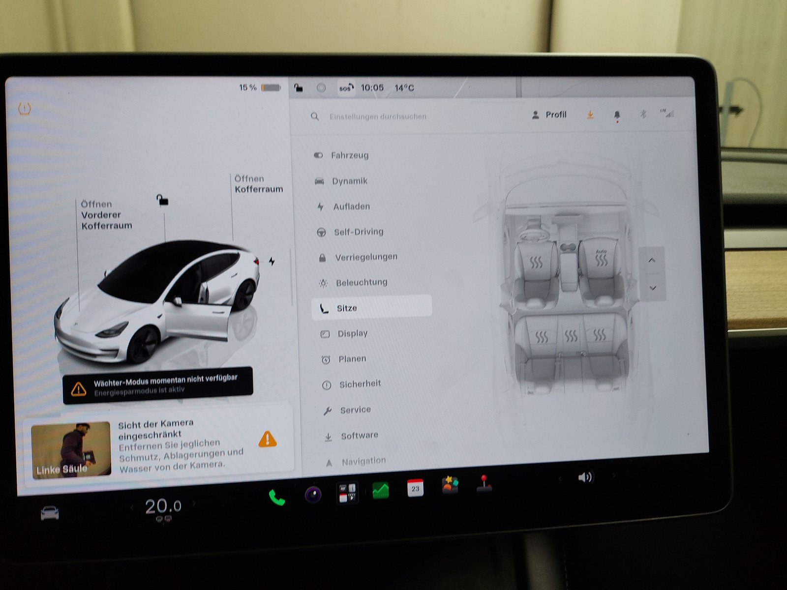 Tesla Model 3 Leder Navi LED 19