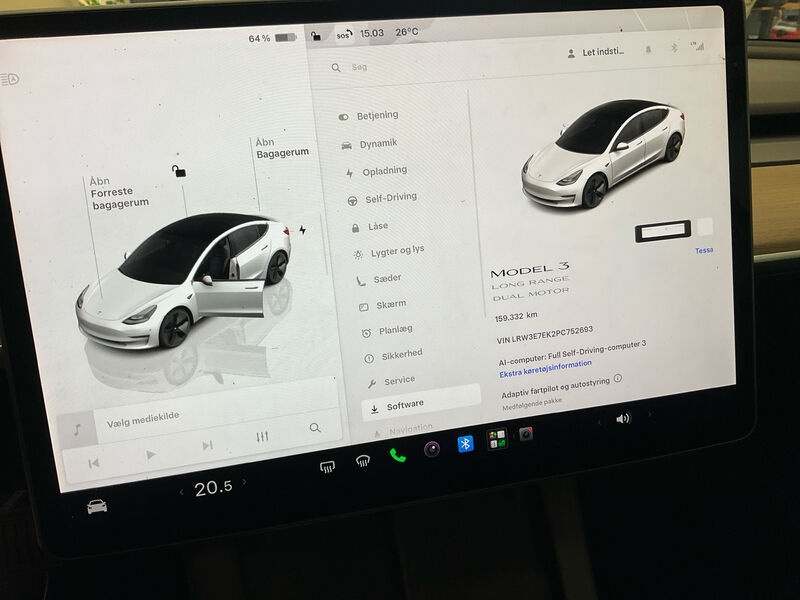 Tesla Model 3 Leder Navi LED 10