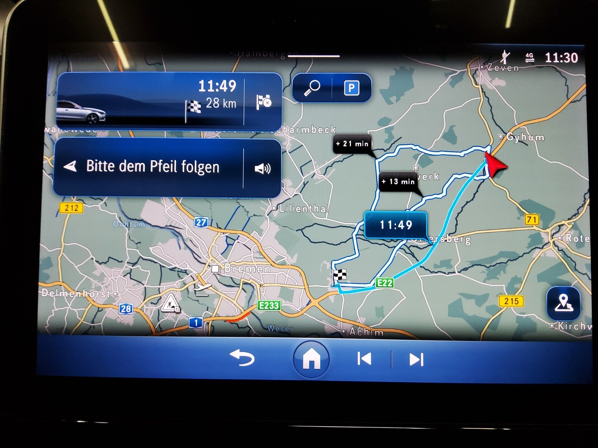 Mercedes-Benz C 220 T d Avantgarde Navi LED Shz el:Heck AHK PDC 7