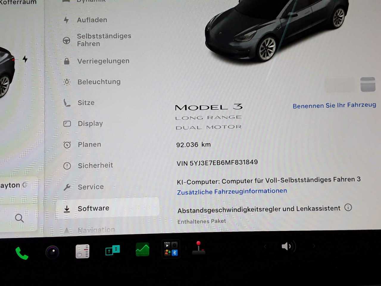 Tesla Model 3 Langstreckenbatt. Allradantrieb Dual Motor 11