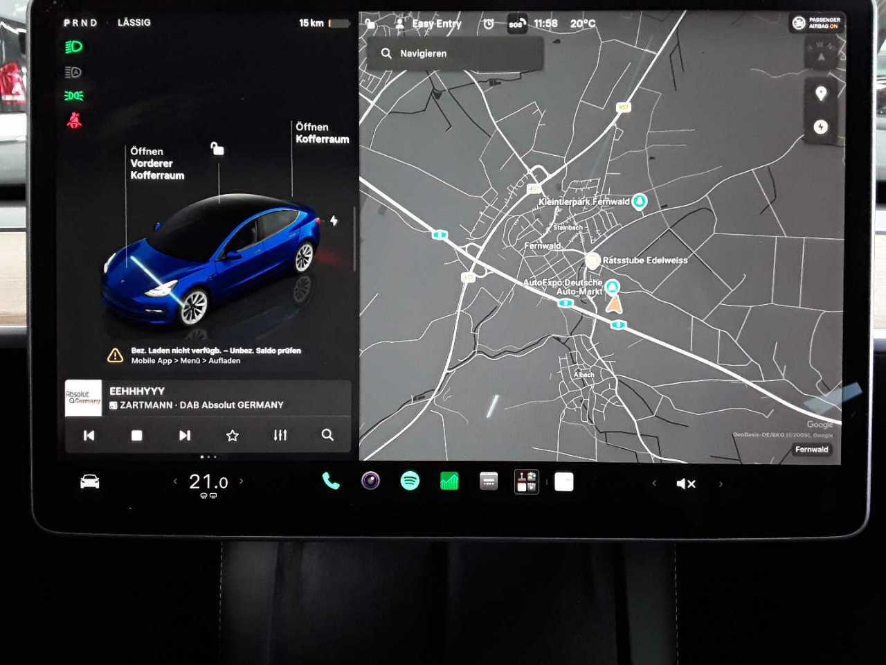 Tesla Model 3 Langstreckenbatt. Allradantrieb Dual Motor 12