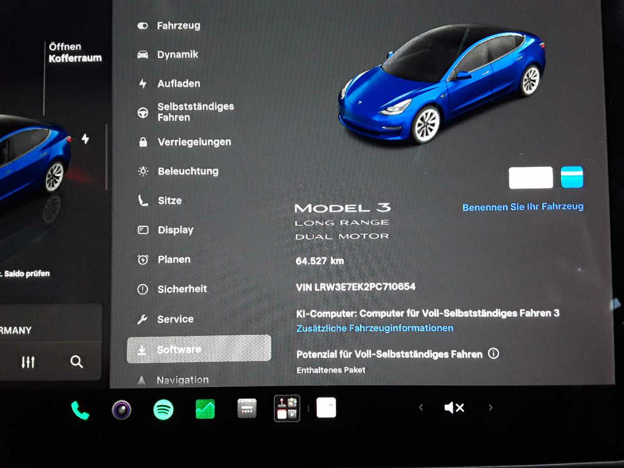 Tesla Model 3 Langstreckenbatt. Allradantrieb Dual Motor 11