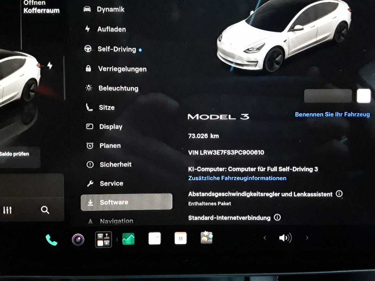 Tesla Model 3 RWD Hinterradantrieb 11