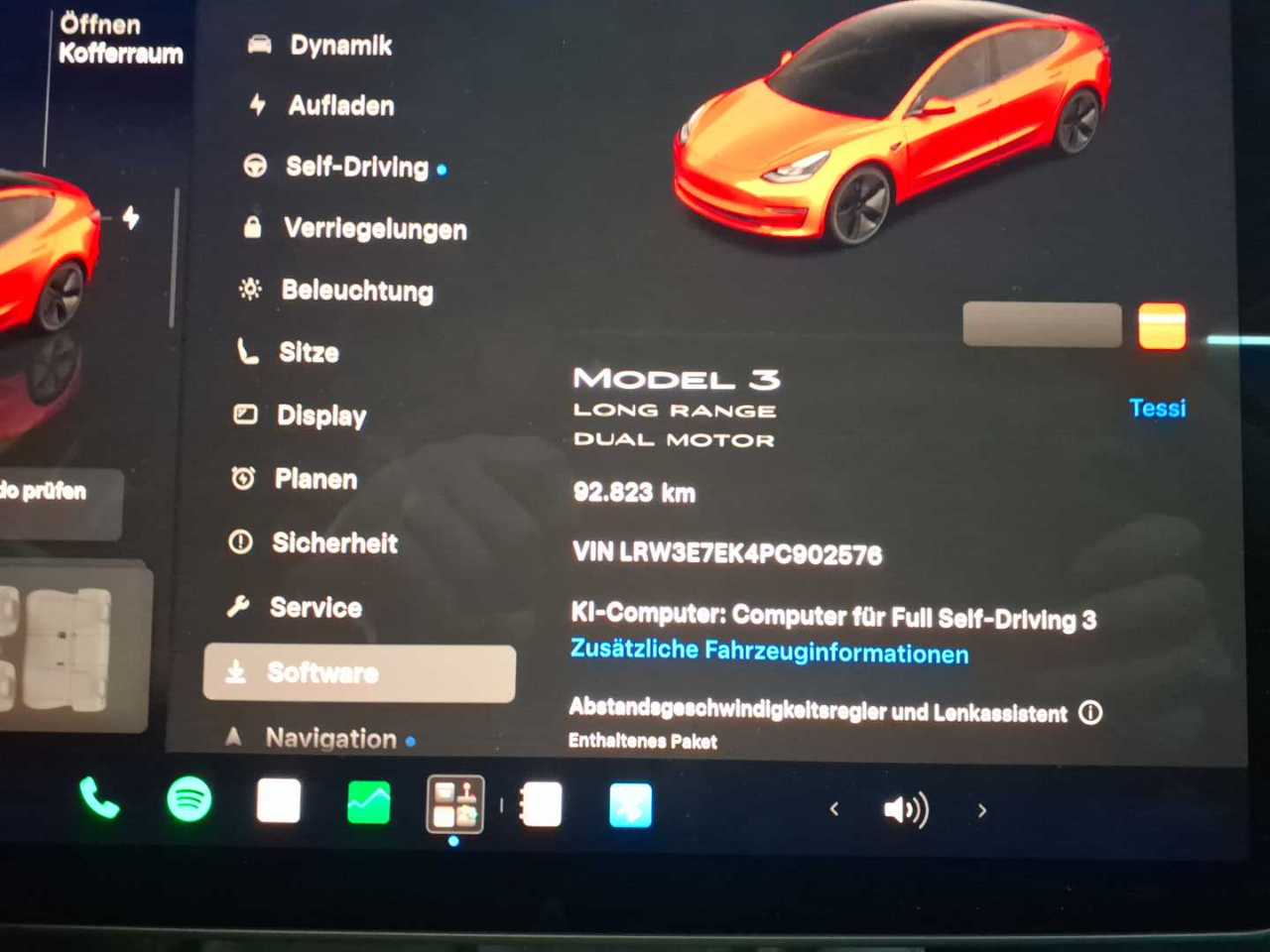 Tesla Model 3 Langstreckenbatt. Allradantrieb Dual Motor 11