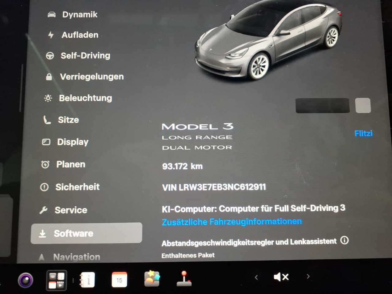 Tesla Model 3 Langstreckenbatt. Allradantrieb Dual Motor 11