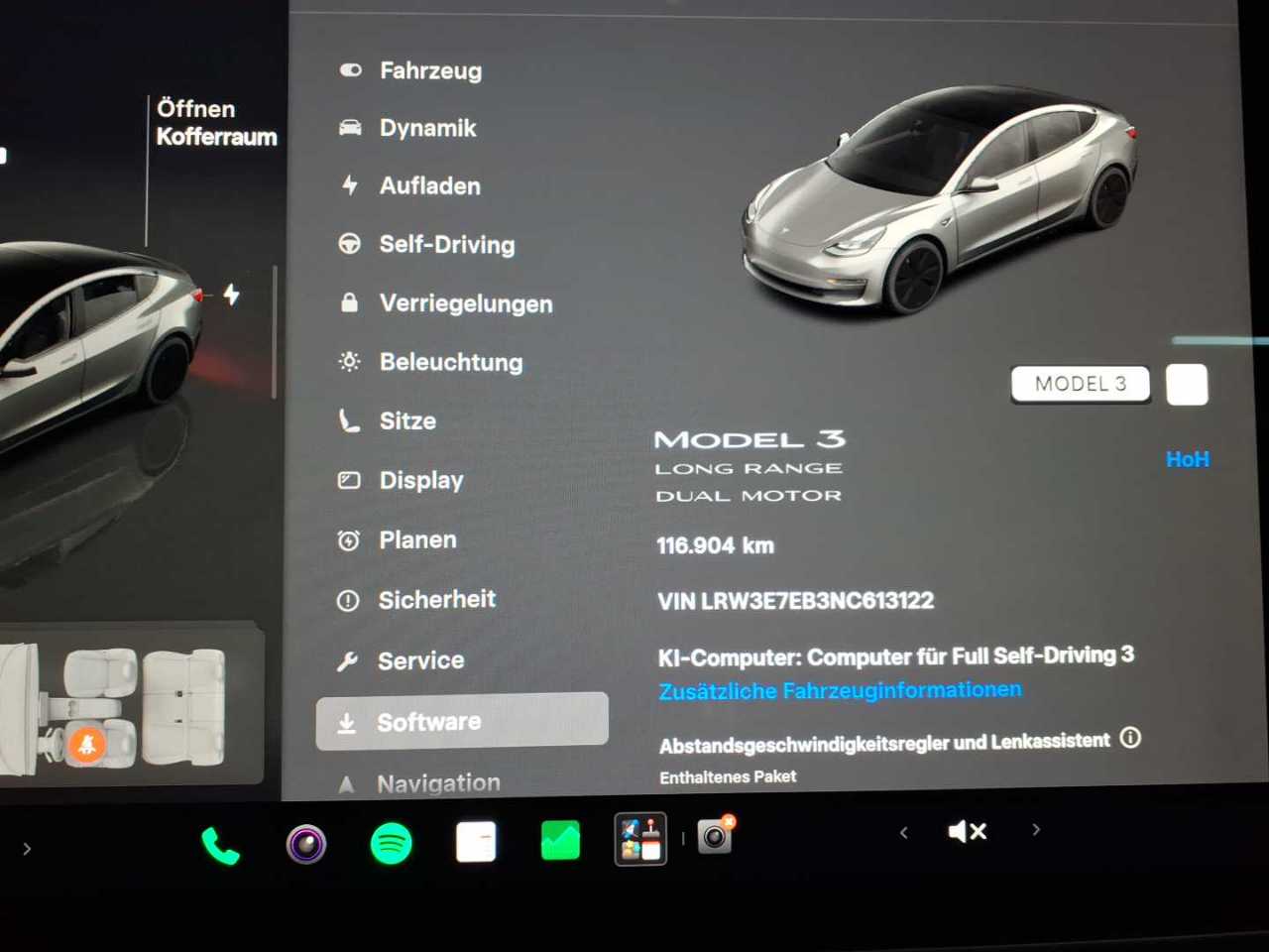 Tesla Model 3 Langstreckenbatt. Allradantrieb Dual Motor 11