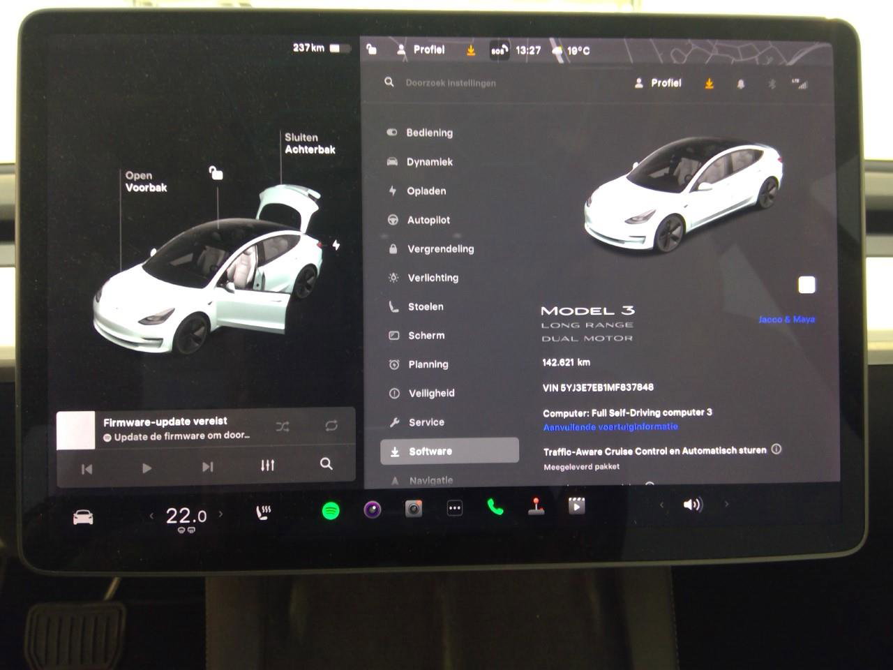Tesla Model 3 Long-Range AWD 351pk 75 kWh FACELIFT [ WIT LEDER+WARMTEPOMP+AUTOPILOT ] 3