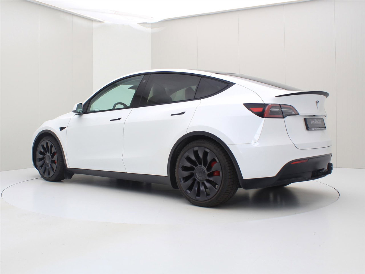 Tesla Model Y Performance 534pk AWD 90.9% SoH [ TREKHAAK+FSD+WIT LEDER+21 INCH+WARMTEPOMP+RYZEN ] 2