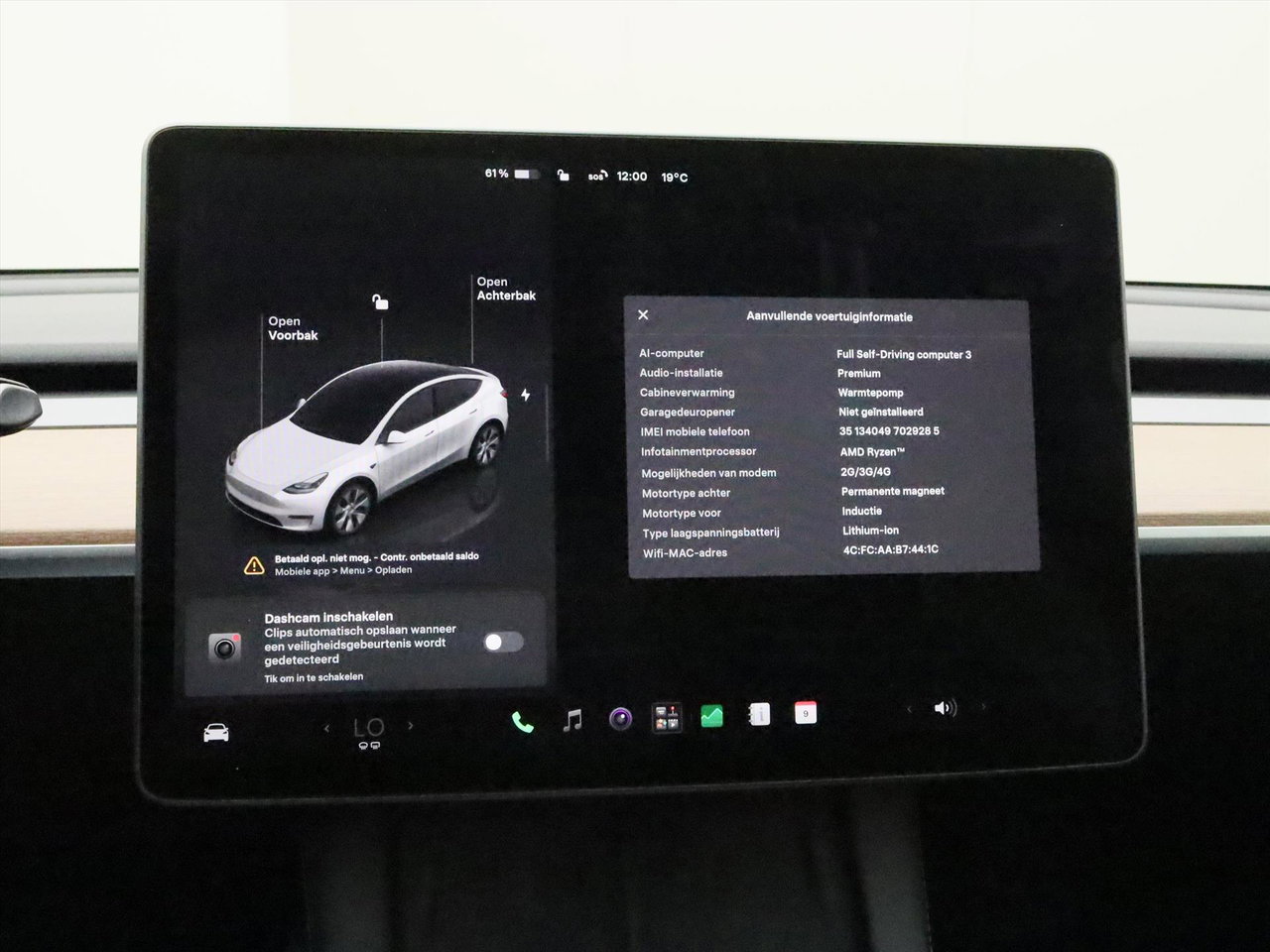 Tesla Model Y Long Range AWD 75kWh 351pk 94.4% SoH [ AMD RYZEN+AUTOPILOT+19 INCH+PREMIUM AUDIO ] 29