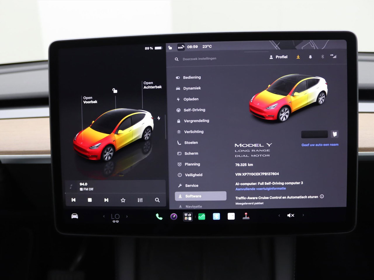 Tesla Model Y Long Range AWD 75kWh 351pk 92% SoH [ TREKHAAK+AMD RYZEN+AUTOPILOT+19 INCH+PREMIUM AUDIO ] 30