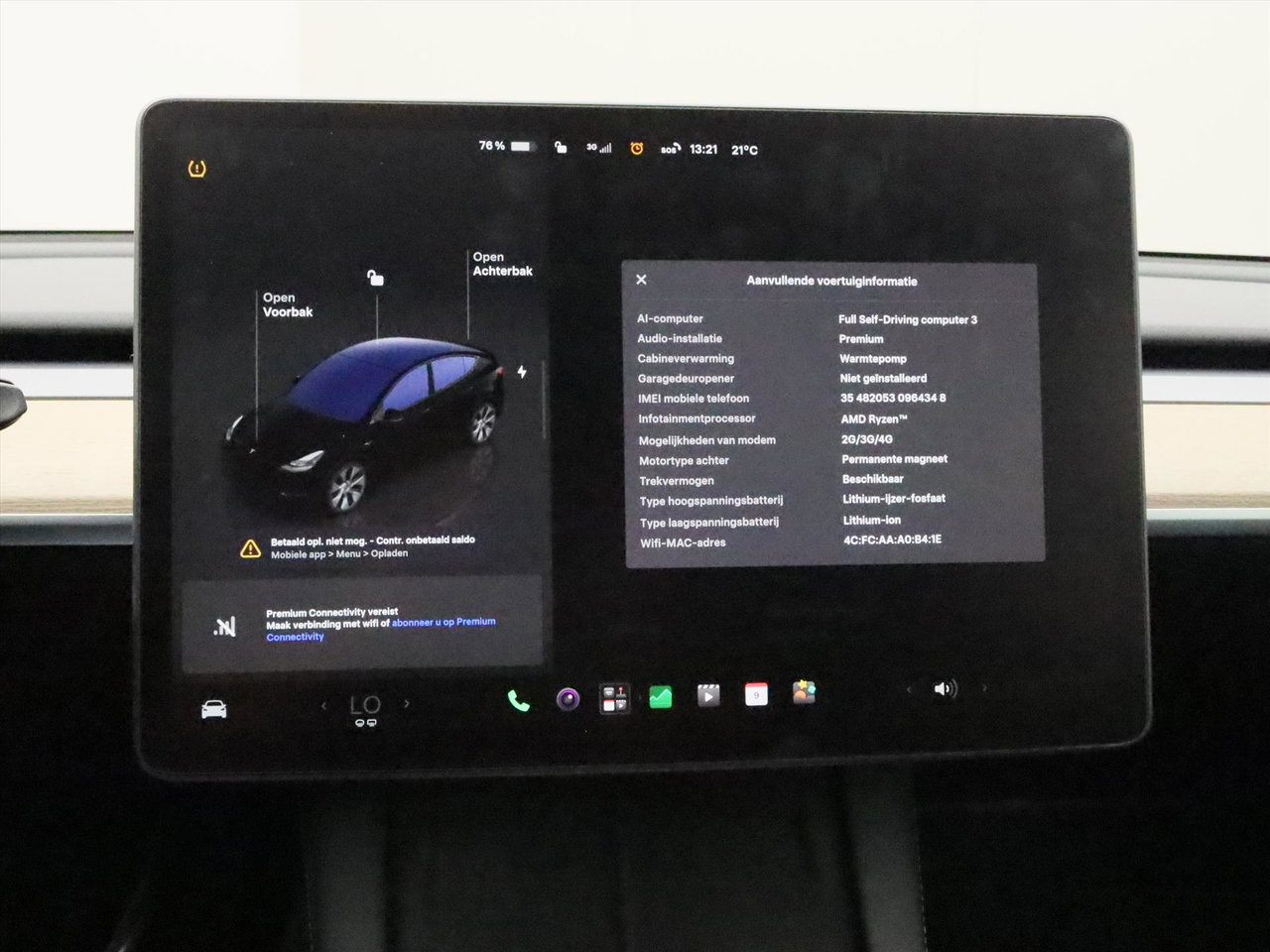 Tesla Model Y Standard RWD Plus 96.1% SoH [ AMD RYZEN+LFP-ACCU+WARMTEPOMP+AUTOPILOT ] 27