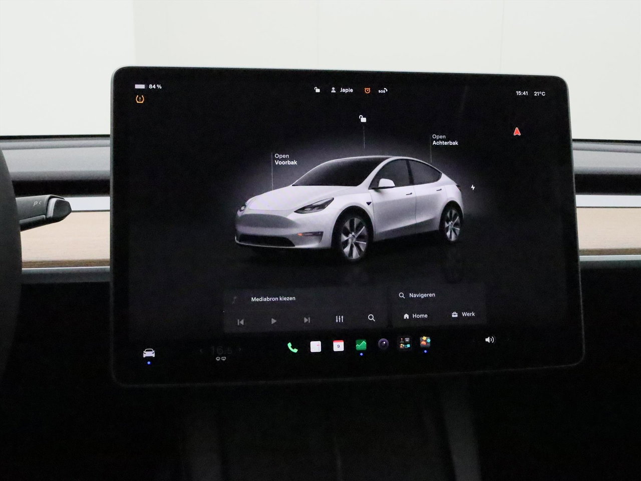 Tesla Model Y Long Range AWD 75kWh 351pk 92.8% SoH [ TREKHAAK+AMD RYZEN+AUTOPILOT+19 INCH ] 24