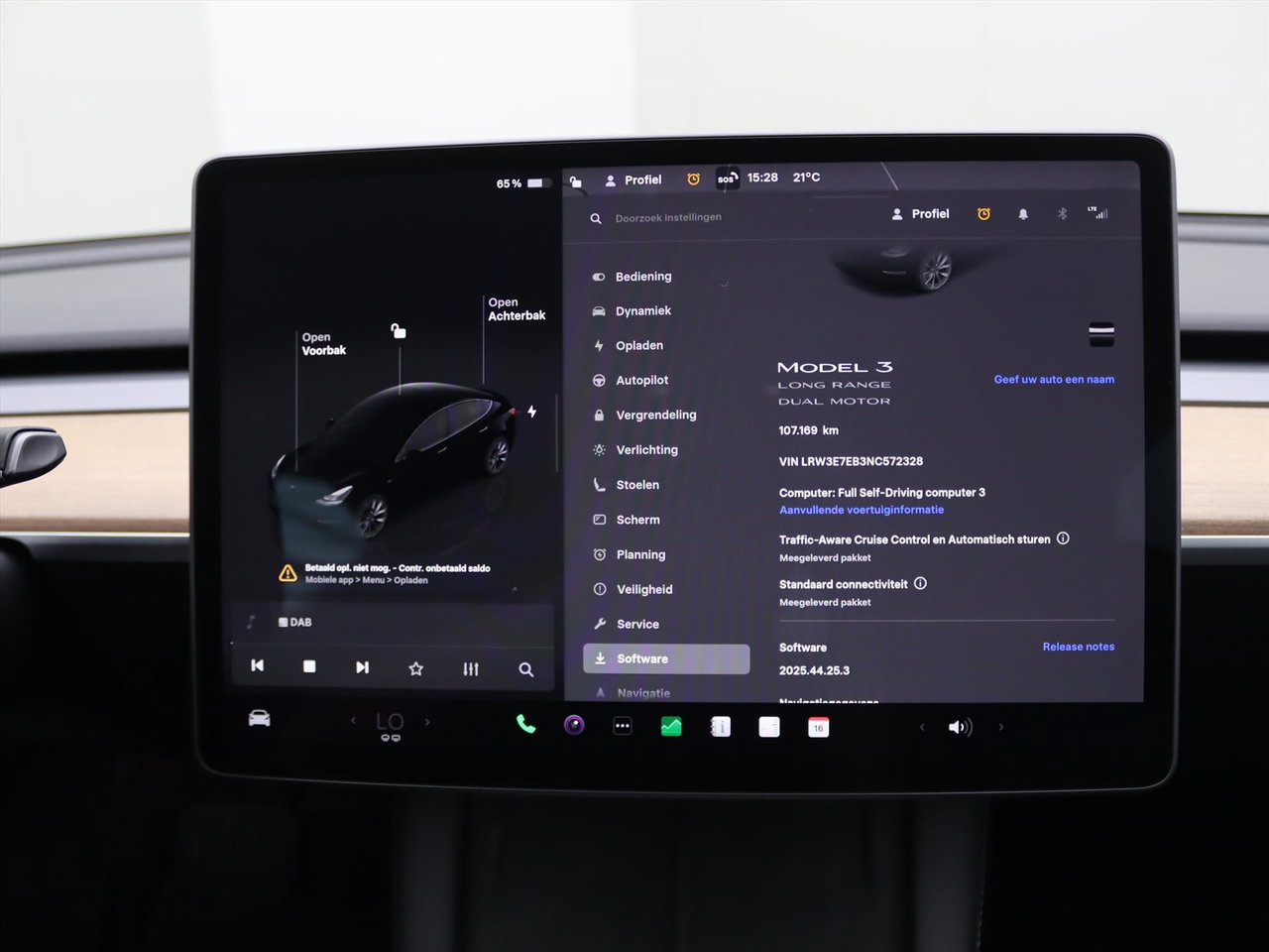 Tesla Model 3 Long-Range AWD 351pk 75 kWh 90.6% SoH UPGRADE [ TREKHAAK+AMD RYZEN+WARMTEPOMP+AUTOPILOT ] 11