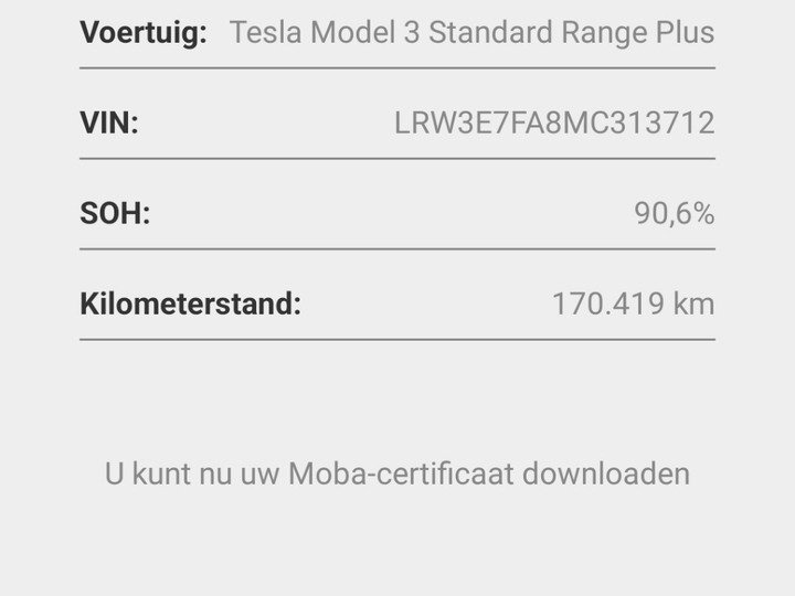 Tesla Model 3 Standard RWD Plus FACELIFT 90,6% SoH [ LFP-ACCU+WARMTEPOMP+AUTOPILOT+60 kWh+PREMIUM AUDIO ] 2