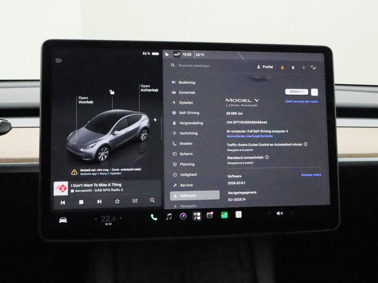 Tesla Model Y Long Range RWD 75kWh 351pk 95.8% SoH [ HW4+TREKHAAK+AMD RYZEN+AUTOPILOT+600KM WLTP+19 INCH+PREMIUM AUDIO ] 28