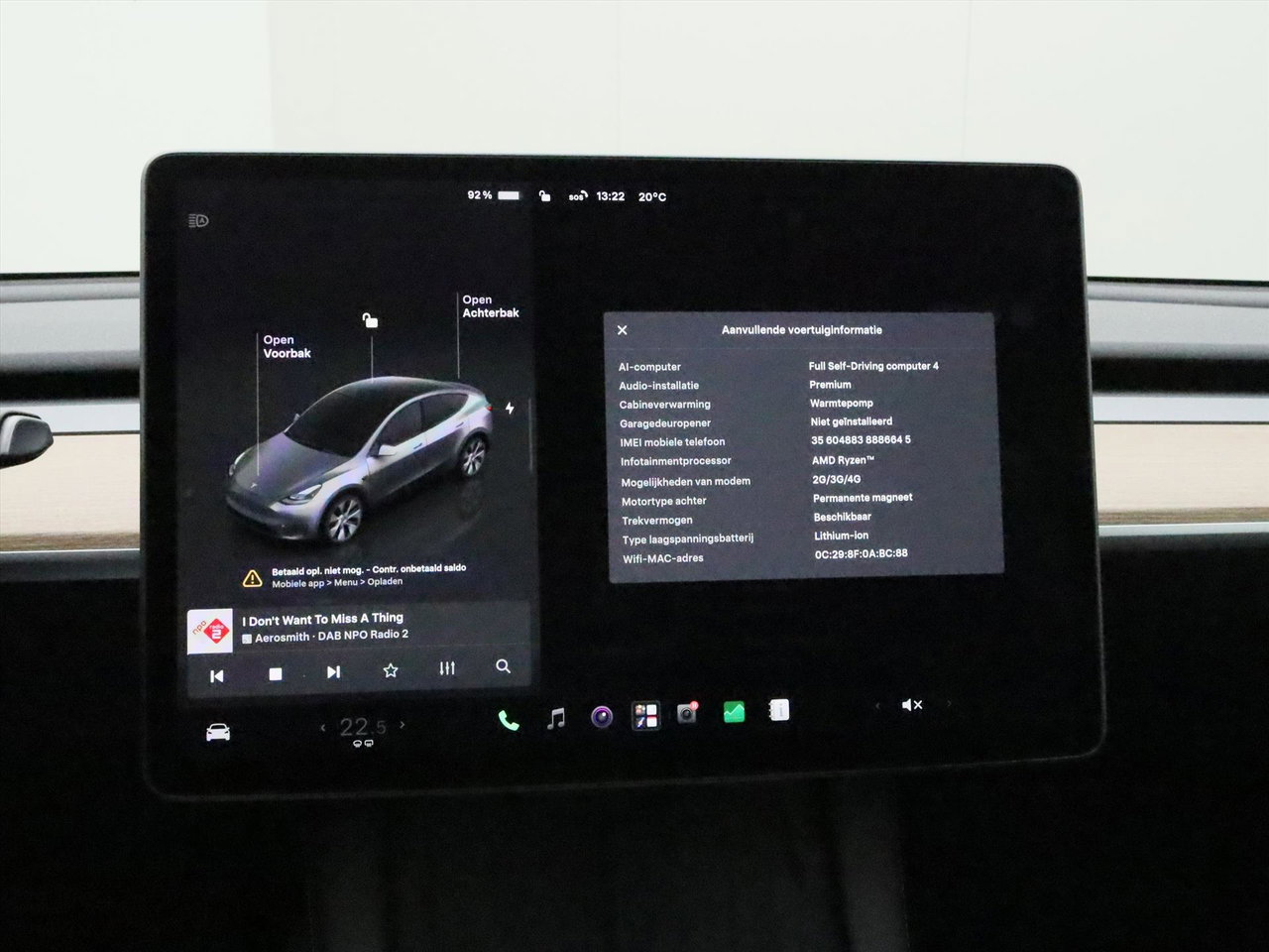Tesla Model Y Long Range RWD 75kWh 351pk 95.8% SoH [ HW4+TREKHAAK+AMD RYZEN+AUTOPILOT+600KM WLTP+19 INCH+PREMIUM AUDIO ] 29