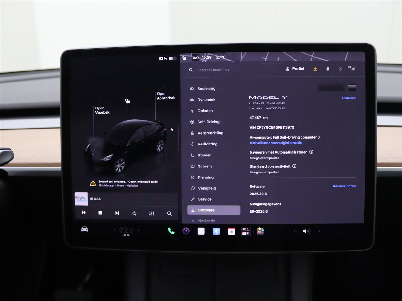 Tesla Model Y Long Range AWD 75kWh 351pk [ AMD RYZEN+ENHANCED AUTOPILOT+19 INCH+PREMIUM AUDIO ] 30