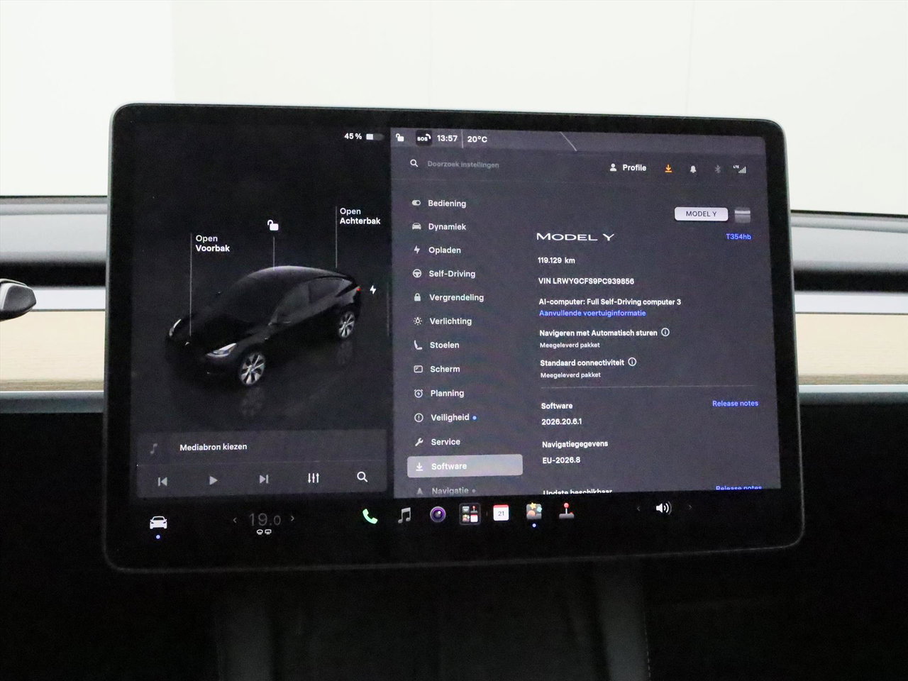 Tesla Model Y Standard RWD Plus 92.1% SoH [ TREKHAAK+AMD RYZEN+LFP-ACCU+WARMTEPOMP+ENHANCED AUTOPILOT ] 20