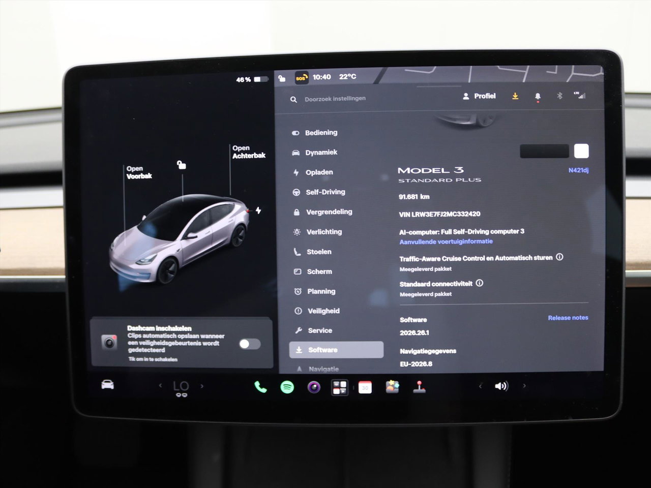 Tesla Model 3 Standard RWD Plus 90.4% SoH FACELIFT [ AUTOPILOT+LFP+WARMTEPOMP+60kWh ] 26
