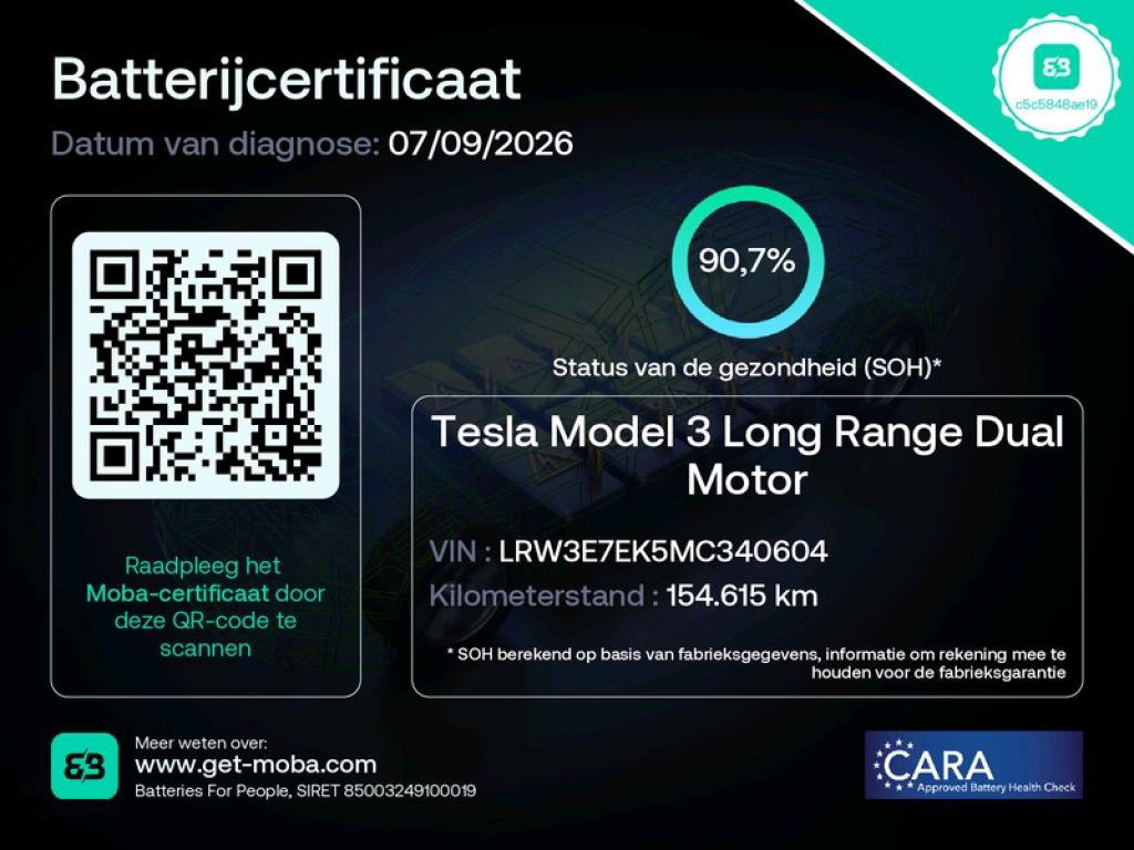 Tesla Model 3 Long-Range AWD 351pk 75 kWh 90,7% SoH FACELIFT [ WARMTEPOMP+AUTOPILOT+620KM WLTP+PREMIUM AUDIO ] 11