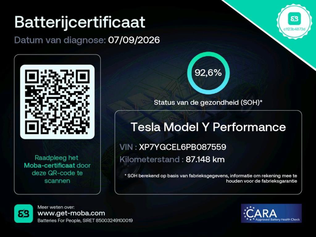 Tesla Model Y Performance 534pk AWD 92,6% SoH [ QUICKSILVER+ENHANCED AUTOPILOT+21 INCH+WARMTEPOMP+AMD RYZEN ] 11