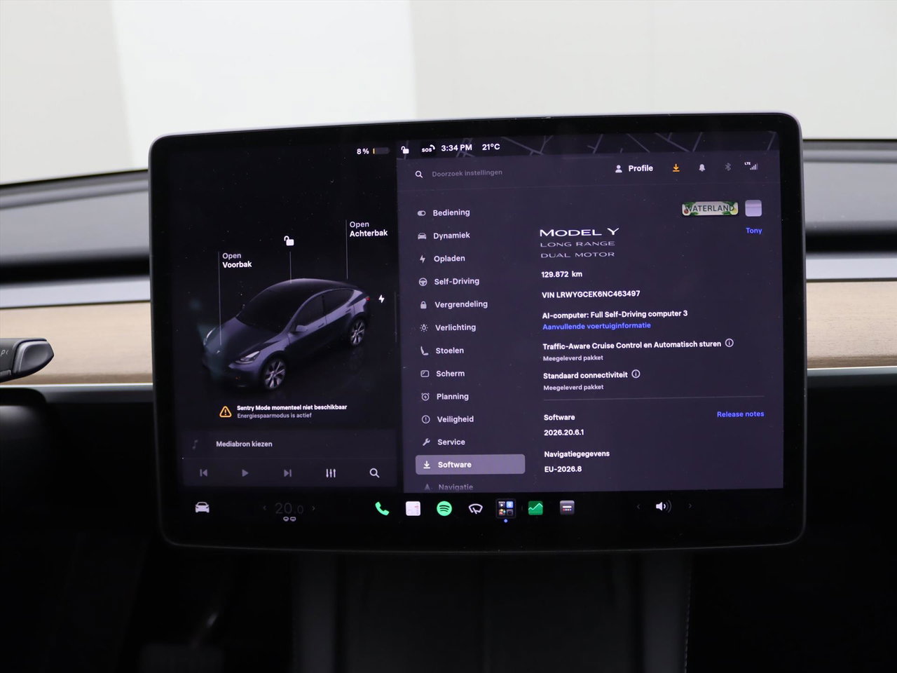Tesla Model Y Long Range AWD 75kWh 351pk 92,7% SoH [ AMD RYZEN+AUTOPILOT+19 INCH+PREMIUM AUDIO ] 29