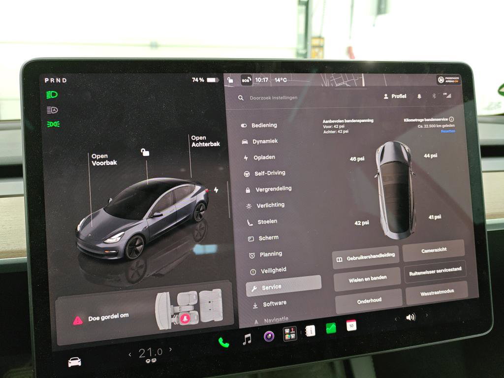 Tesla Model 3 Long-Range AWD 351pk 75 kWh 92% SoH UPGRADE [ RYZEN AMD+WARMTEPOMP+AUTOPILOT ] 22