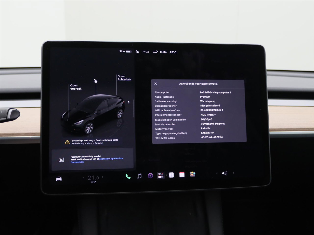 Tesla Model Y Long Range AWD 75kWh 351pk 93.7% SoH [ AMD RYZEN+AUTOPILOT+19 INCH+PREMIUM AUDIO ] 28