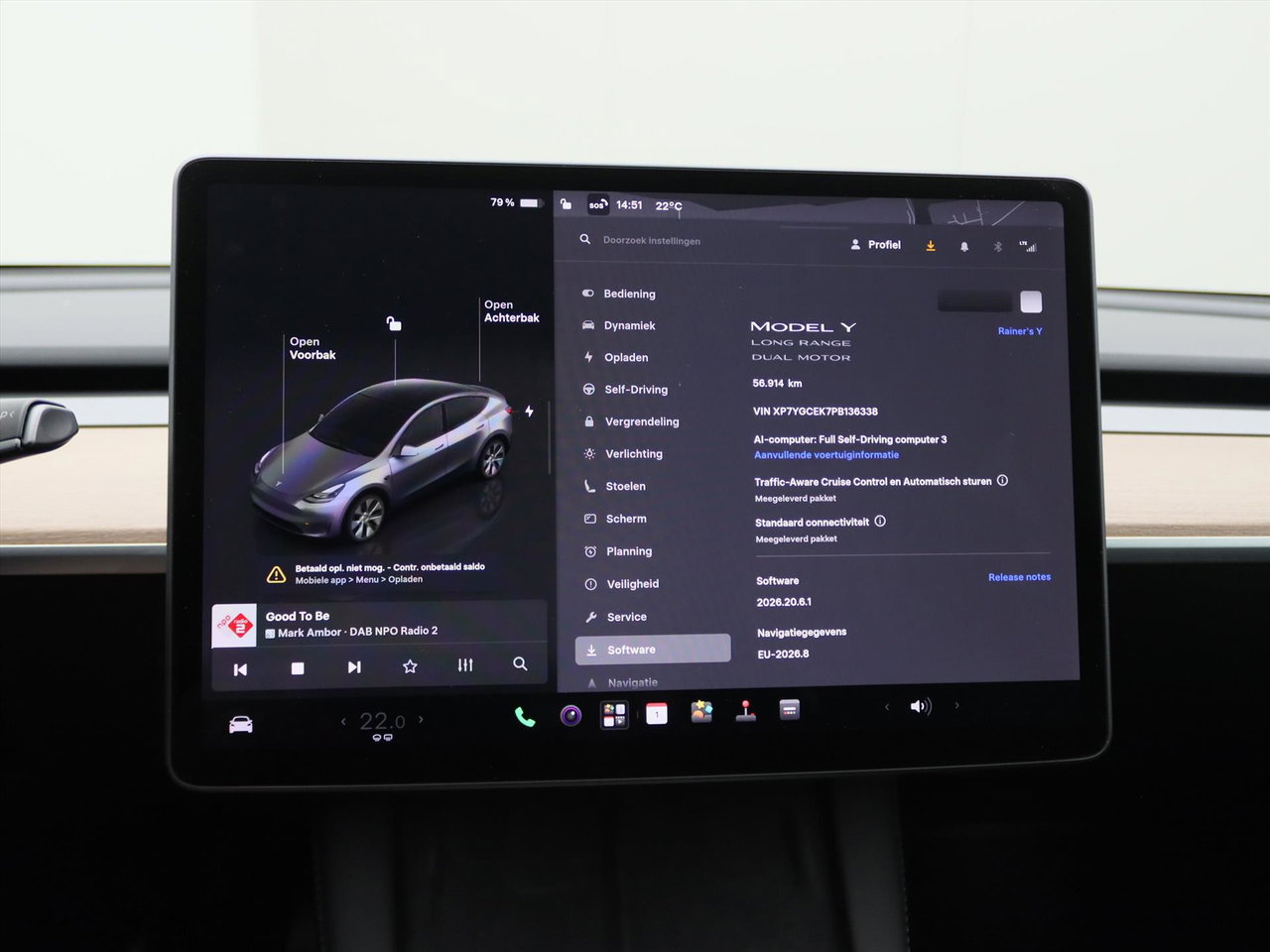 Tesla Model Y Long Range AWD 75kWh 351pk 93.7% SoH [ AMD RYZEN+AUTOPILOT+19 INCH+PREMIUM AUDIO ] 27