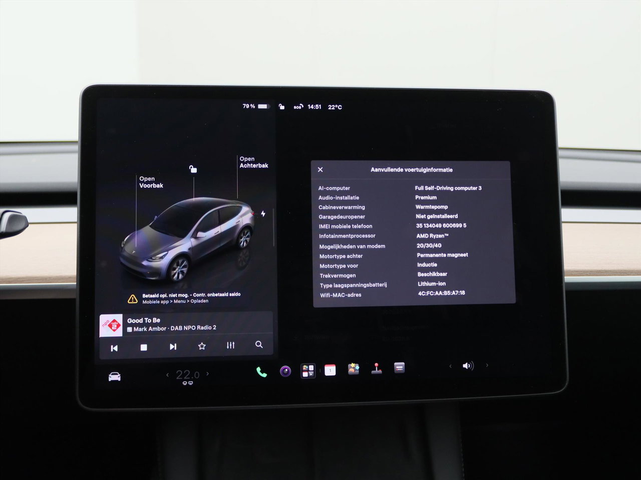 Tesla Model Y Long Range AWD 75kWh 351pk 93.7% SoH [ AMD RYZEN+AUTOPILOT+19 INCH+PREMIUM AUDIO ] 28