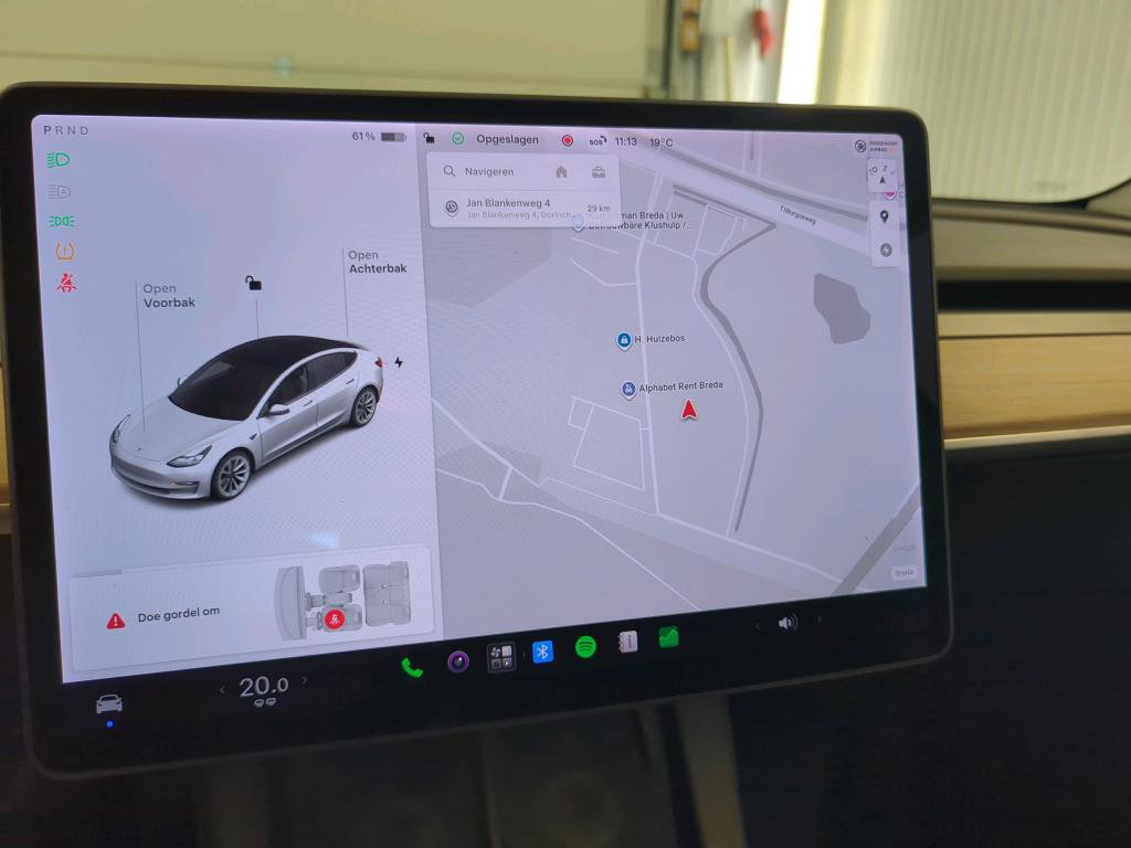 Tesla Model 3 Long-Range AWD 351pk 75 kWh FACELIFT 90,7% SoH [ TREKHAAK+WARMTEPOMP+ENHANCED AUTOPILOT+620KM WLTP+PREMIUM AUDIO ] 19